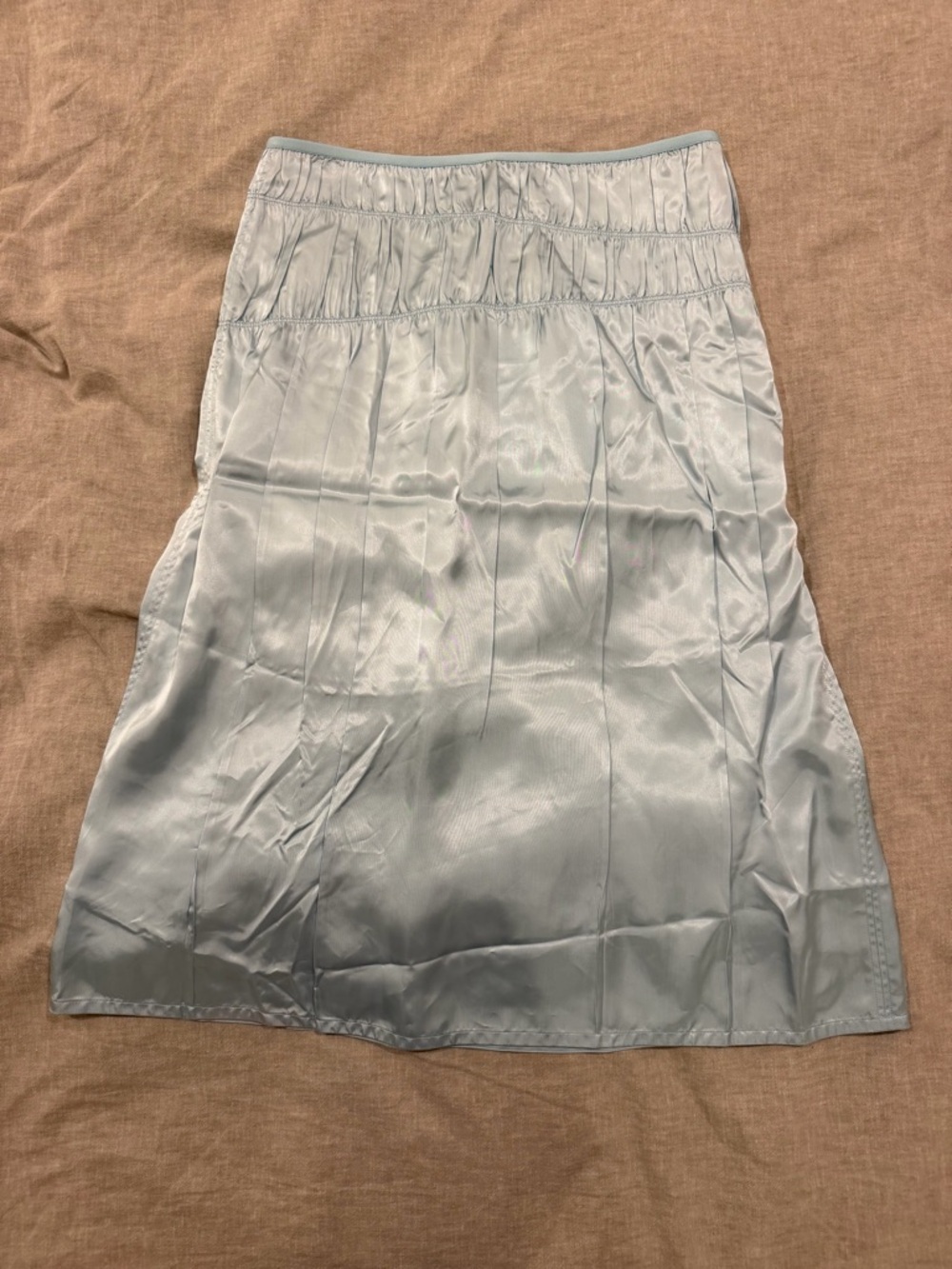 Vintage Helmut Lang Midi Skirt - Sky Blue
